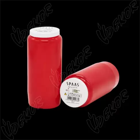 Επιτάφια Spaas Κόκκινα 6 Ημερών – Φυτικό Κερί Βιολογικό, Κιβώτιο 20τεμ.