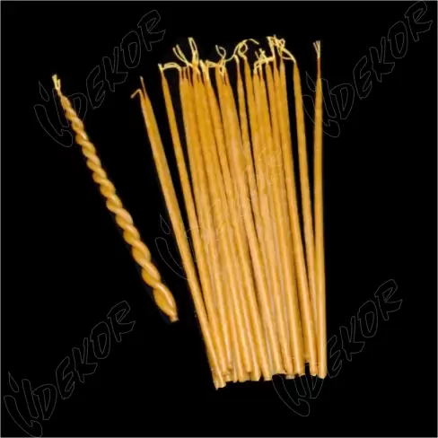 Αγνά Εκκλησιαστικά Κεριά Μέλισσας Ν.0 1kg