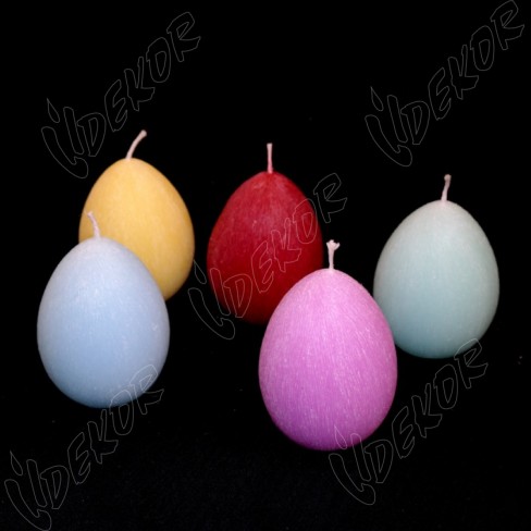 Κερί Αυγό Ξυστό Μασίφ Φ6 Χ 7,5cm Χρώμα - Αρωμα  