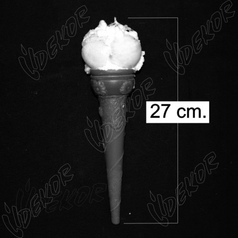 Λαμπάδα Παγωτό Χωνάκι 27cm 1Χ7,00€+ΦΠΑ 